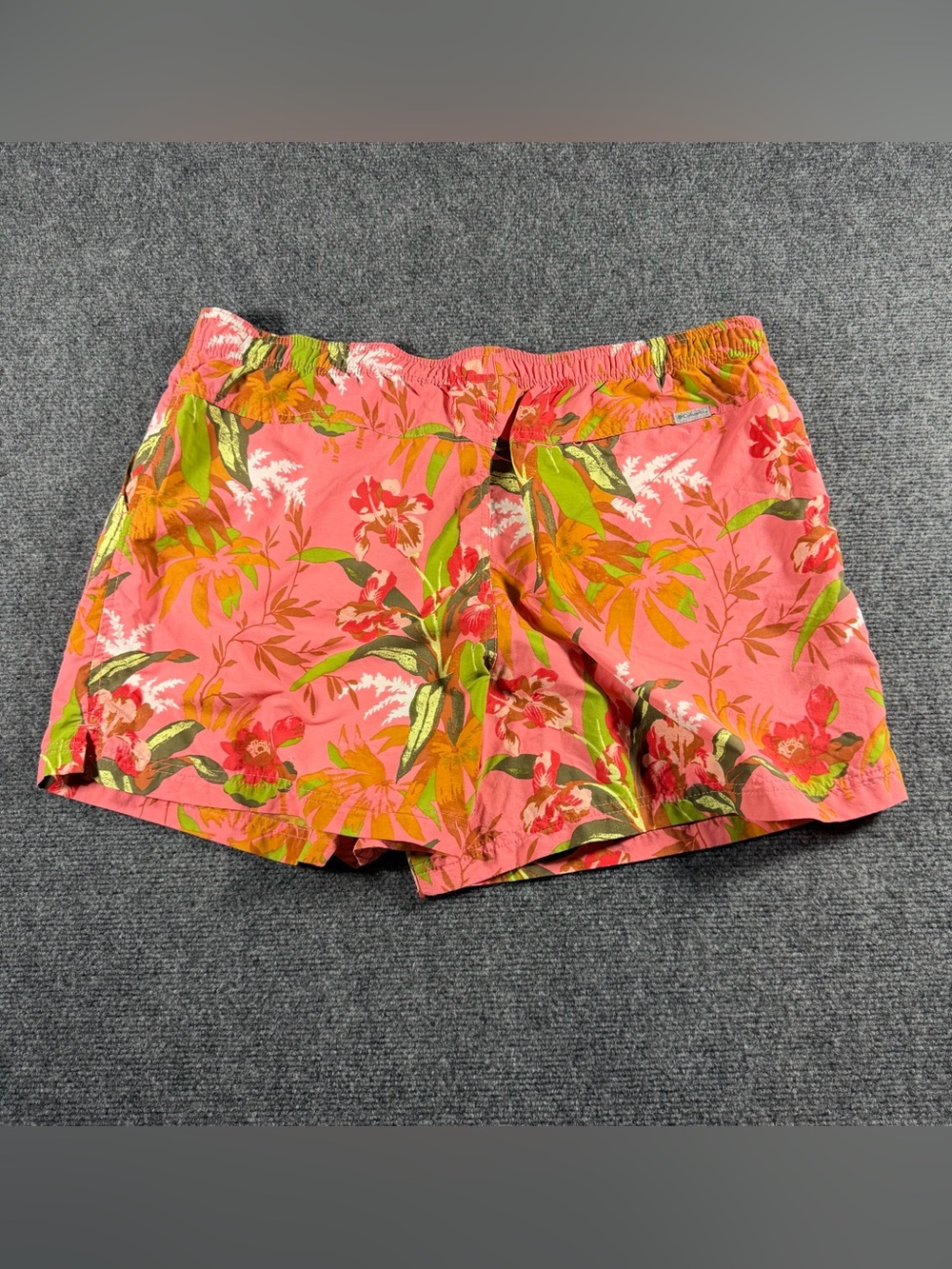 Columbia Women's Bogata Bay 5" Inseam Stretch Regular Fit Short Orange XL